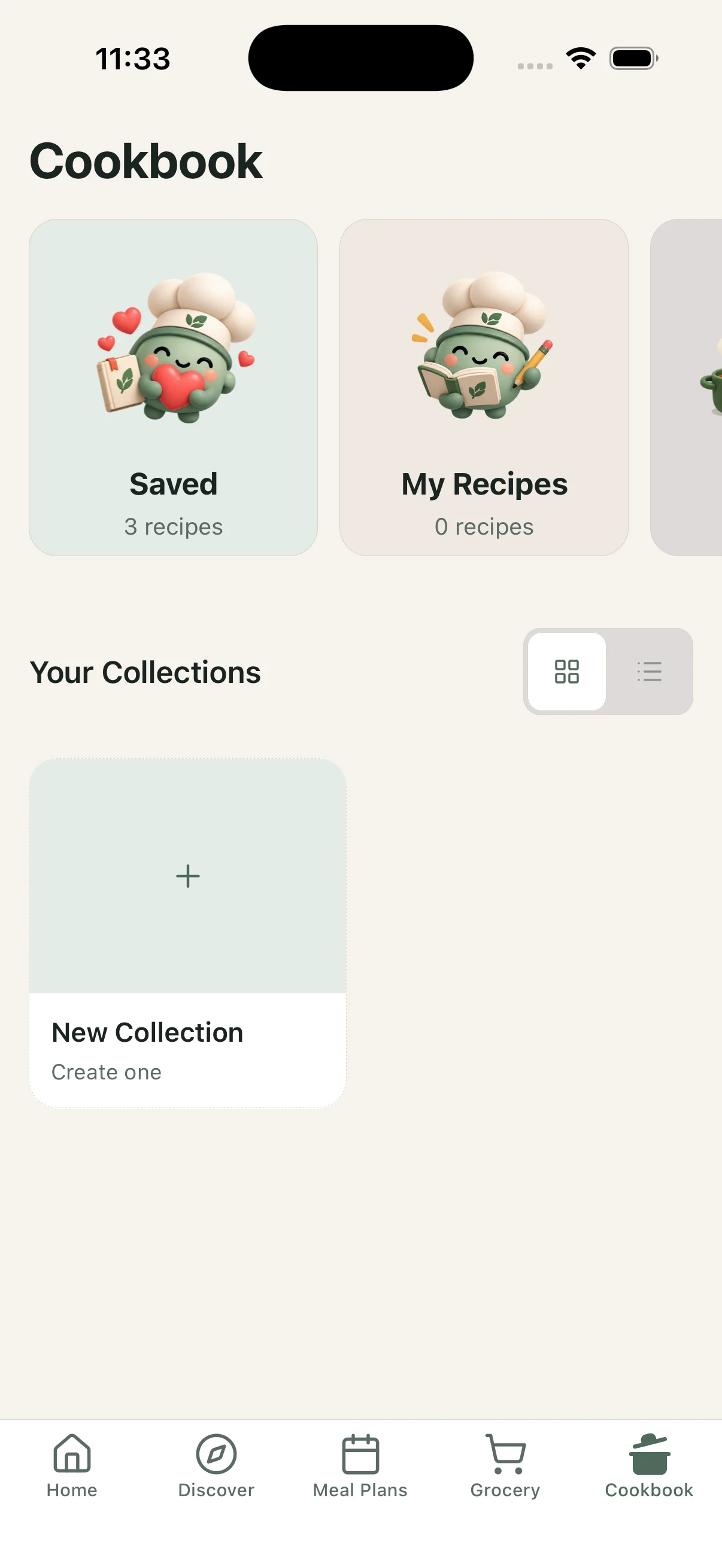 DishDelightful Cookbook with Saved, My Recipes, and Collections.